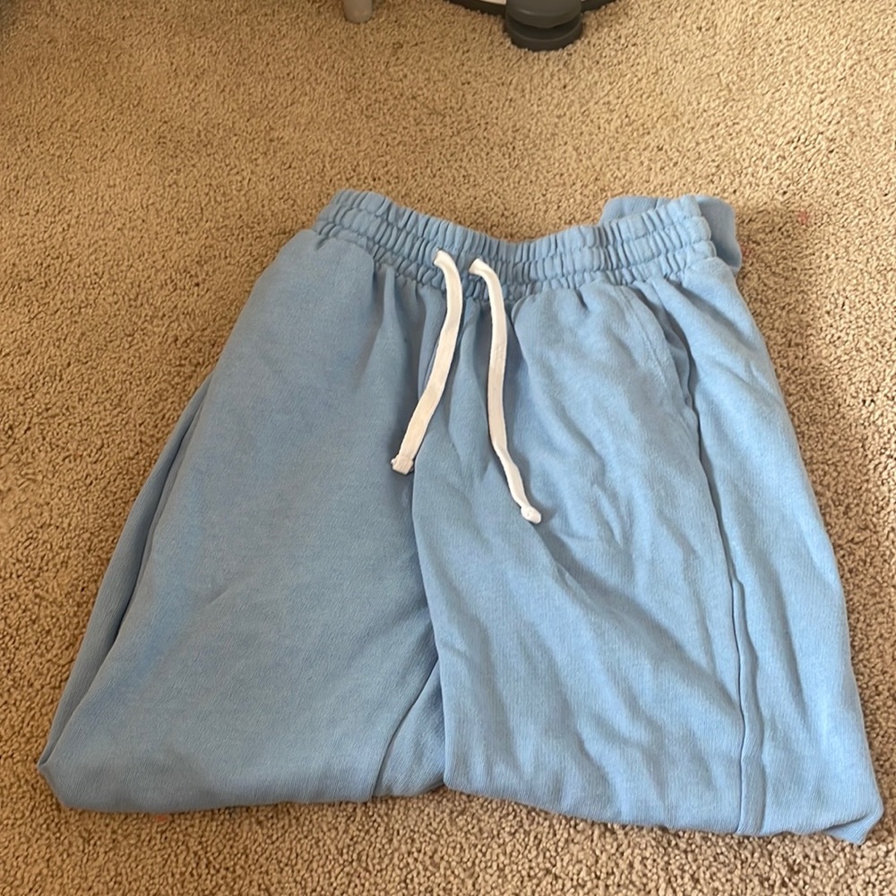 sky blue sweatpants